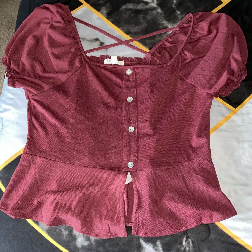 Short sleeve blouse